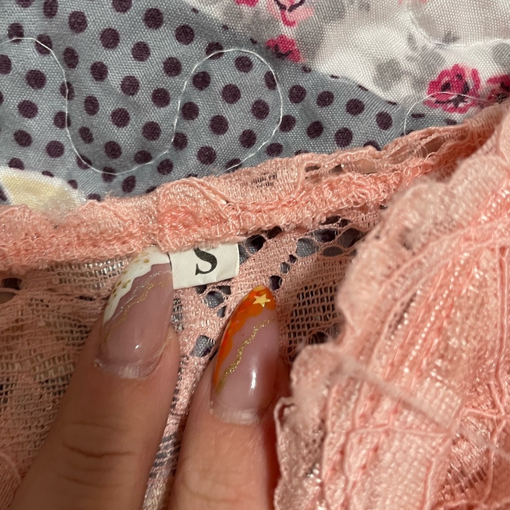 Cropped pink cami - Picture 3 of 3